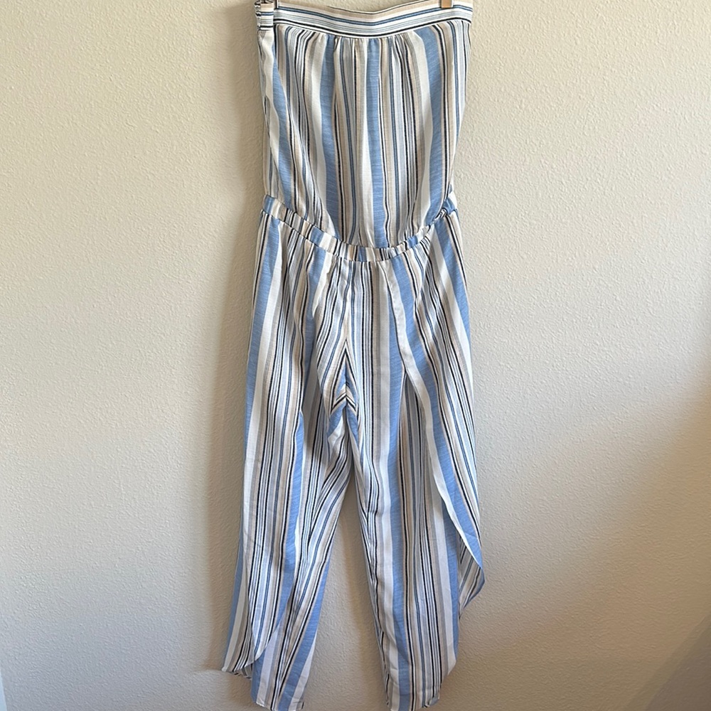 Abbeline jumpsuit. Wide leg. Cinched waist